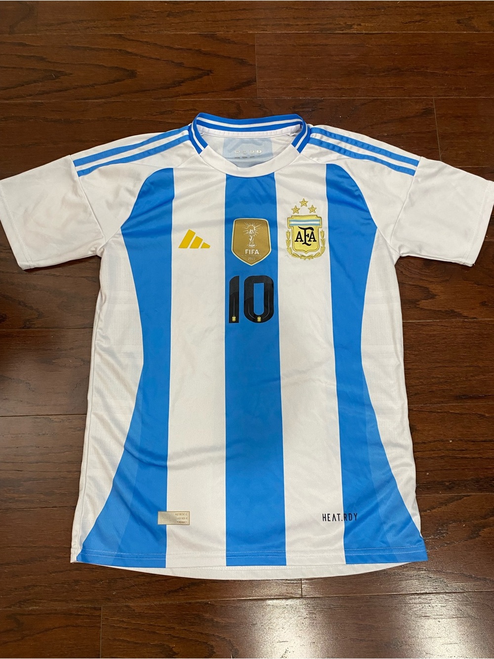 MESSI ARGENTINA TEAM JERSEY HOME FOOTBALL SOCCER SHIRT ADIDAS CAMISETA MEN sz M